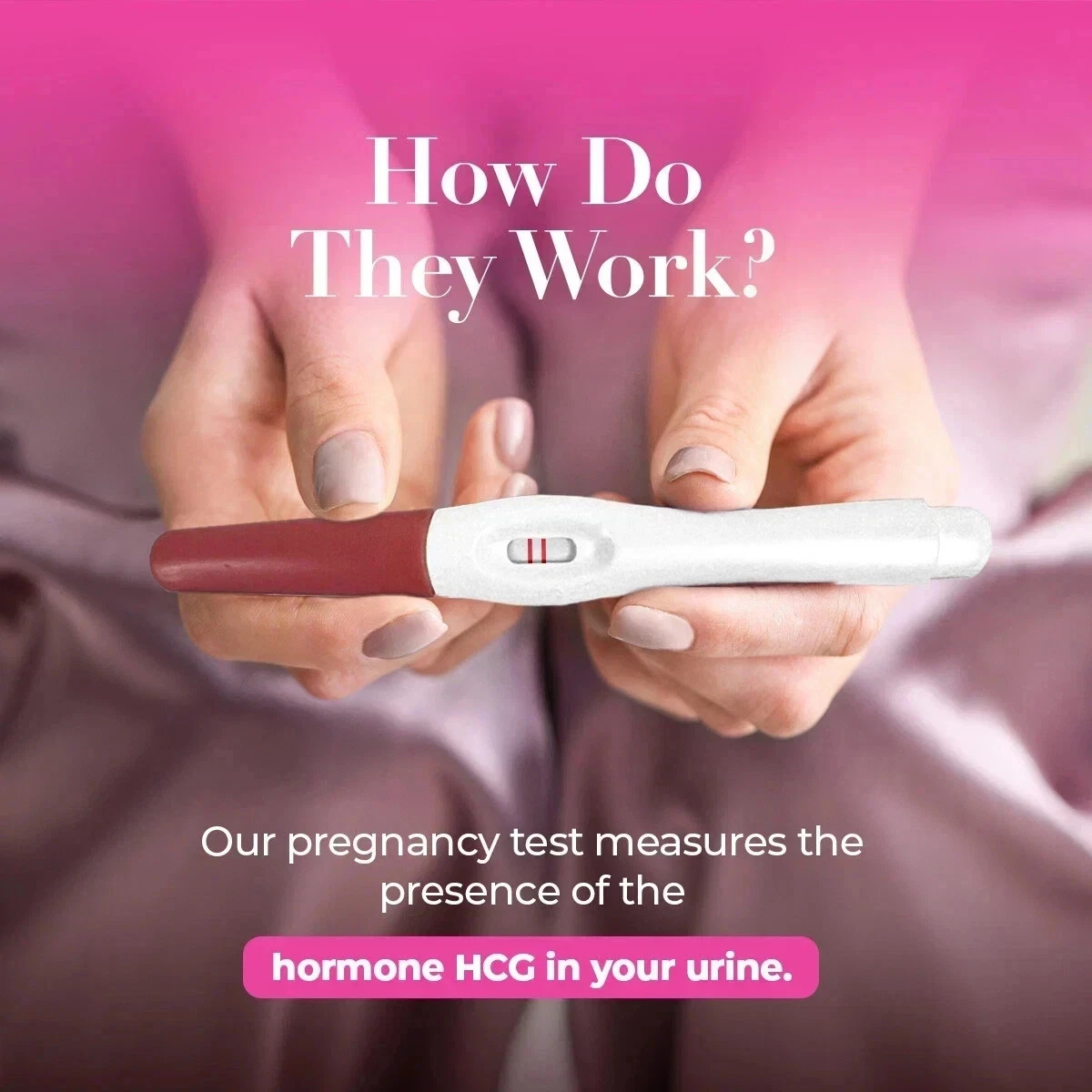 Fast and Easy Pregnancy Test - 2 x test sticks per pack