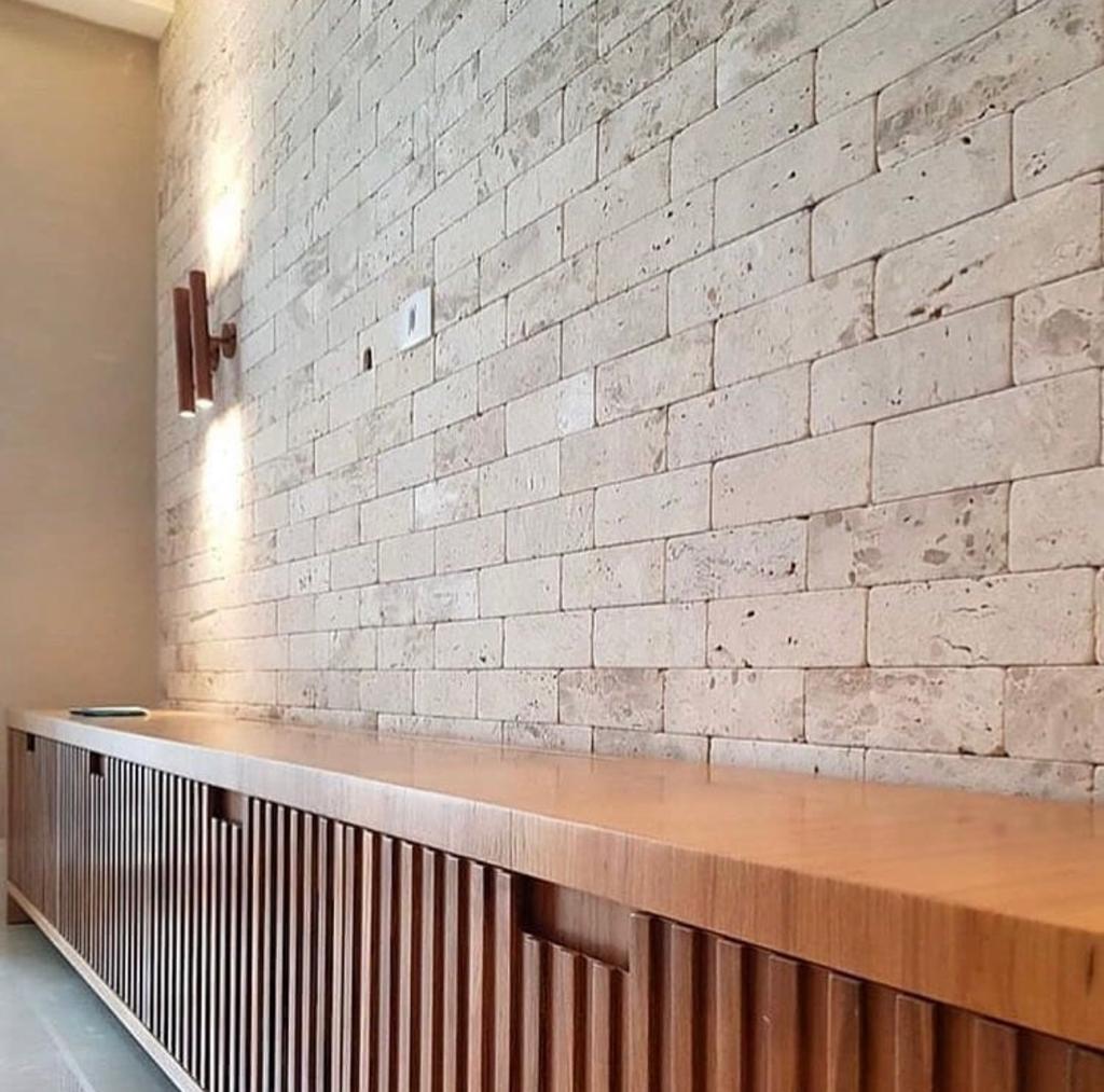 Tijolinho Travertino Anticato