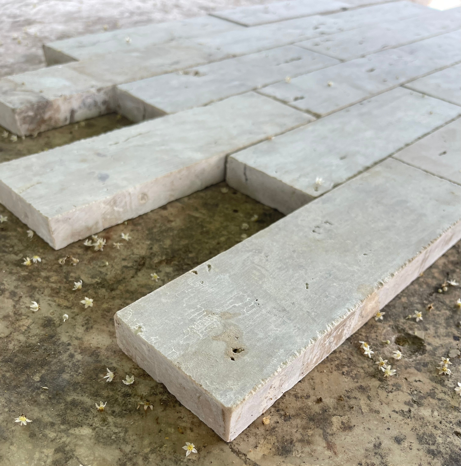 Travertino Tijolinho Brick