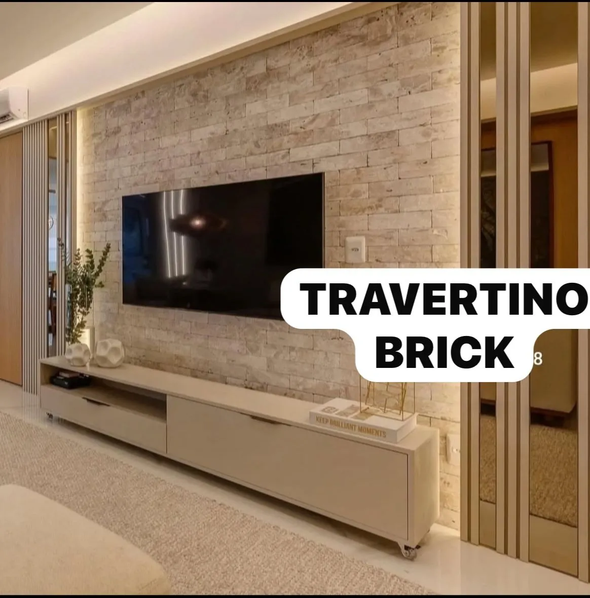Travertino Tijolinho Brick