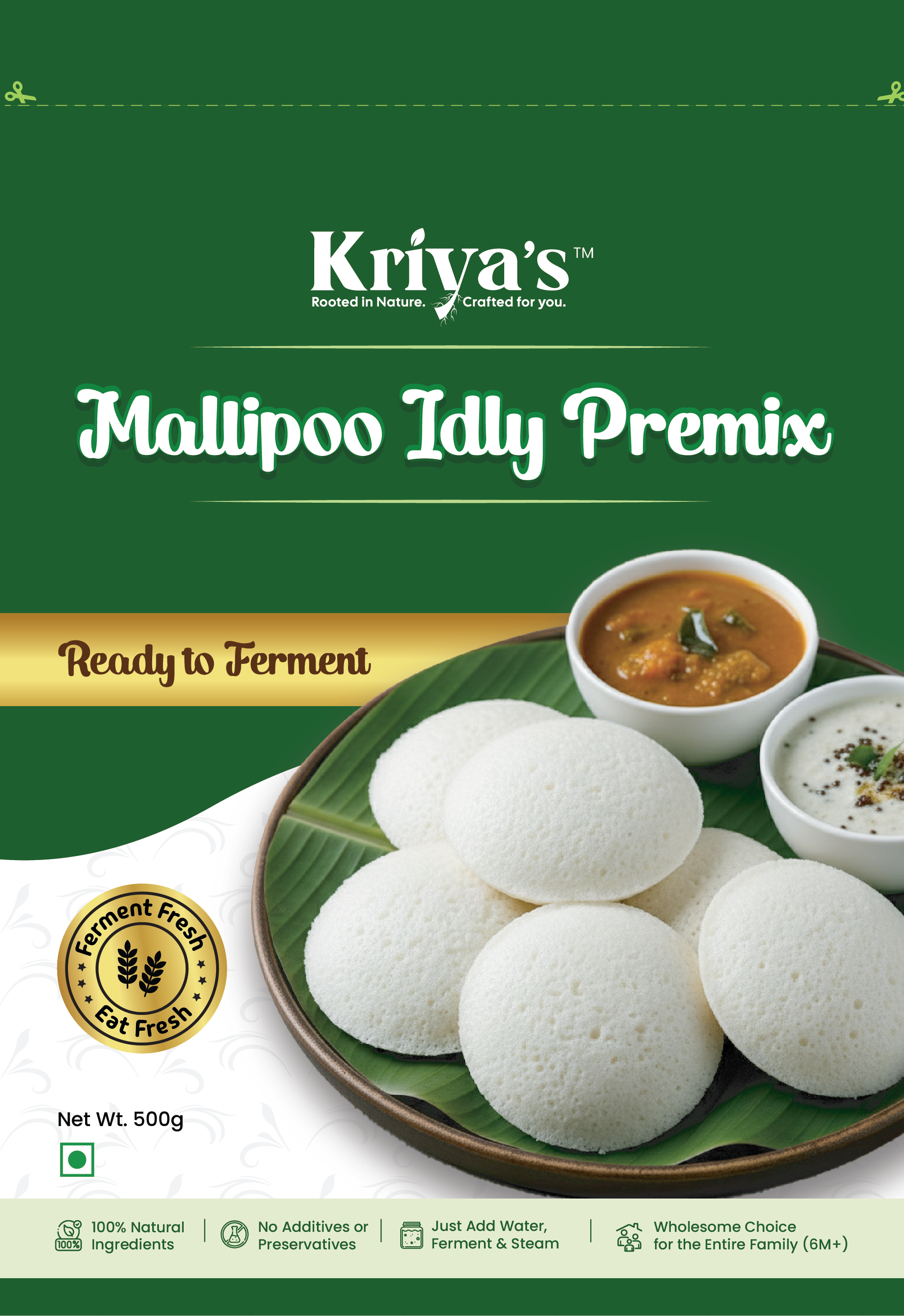 Kriya's Mallipoo Idly Premix