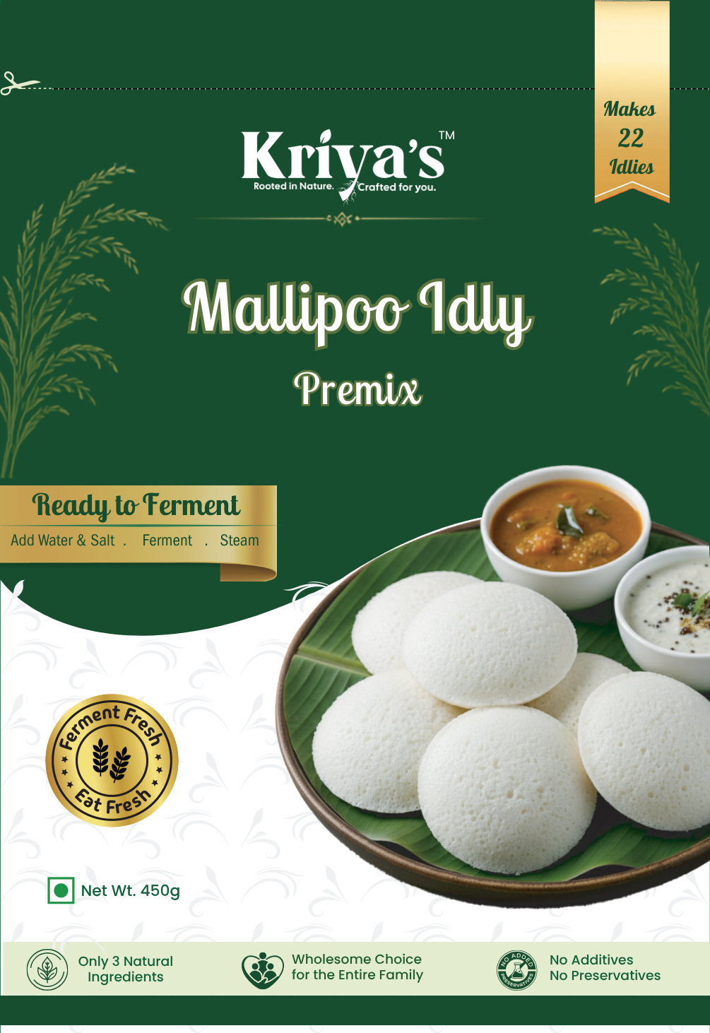 Kriya's Mallipoo Idly Premix