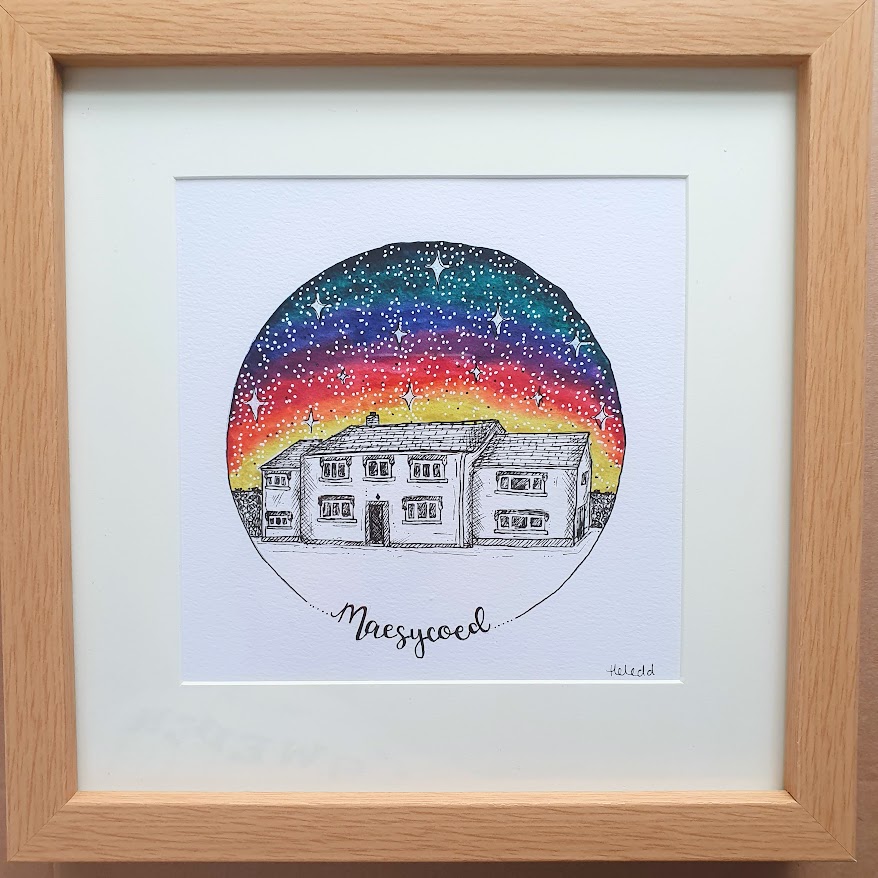 Dyfrlliw Gwreiddiol / Original Watercolour