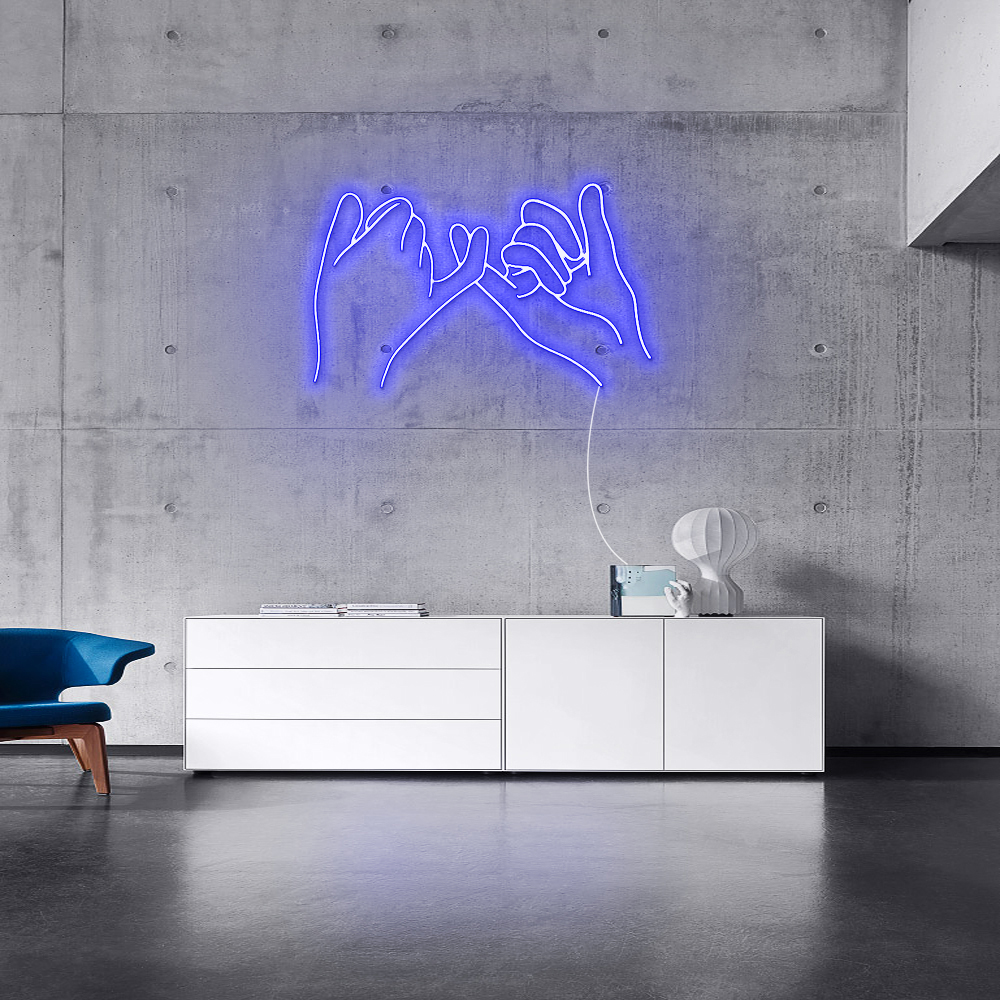 Néon LED “Little Finger Promise” 
