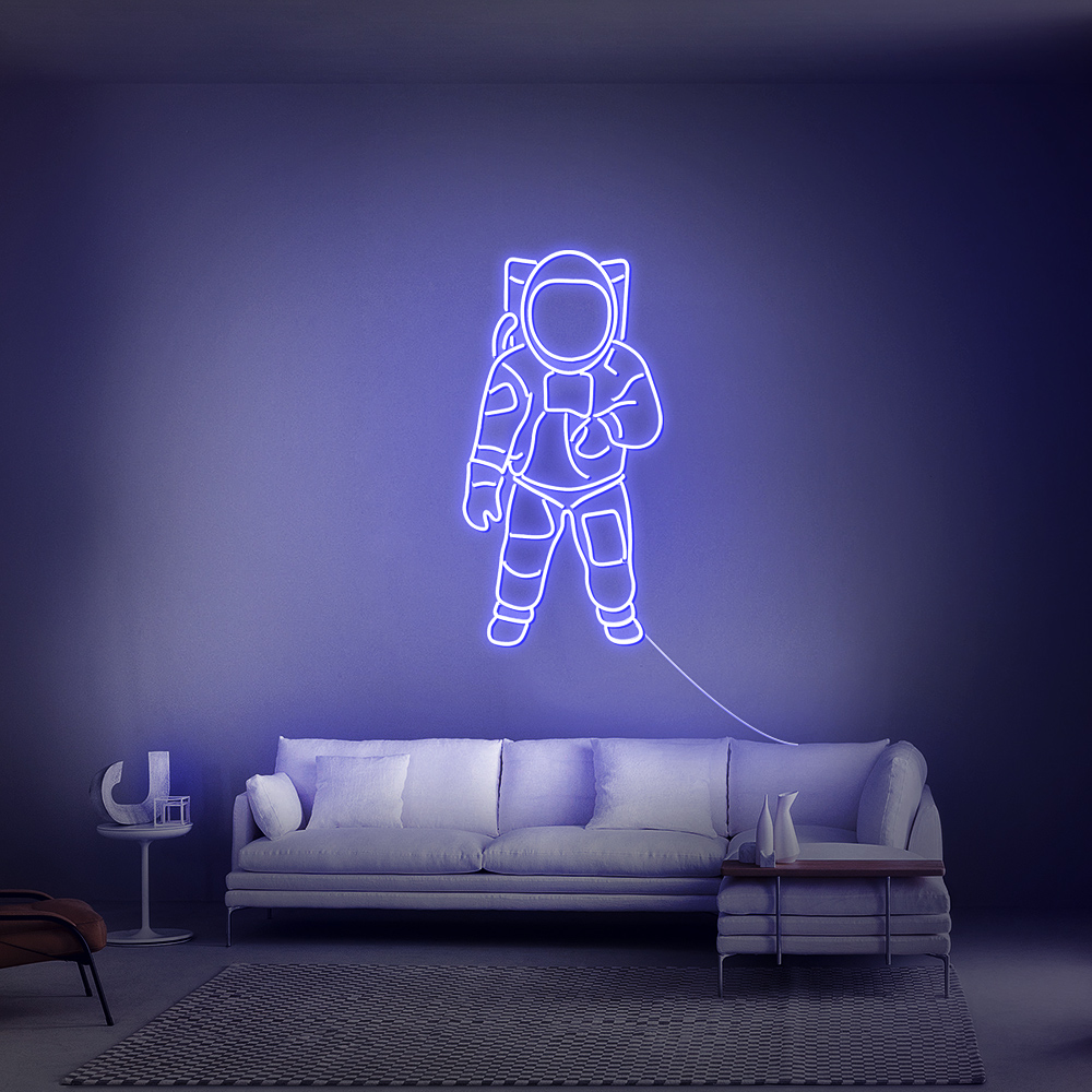 Néon LED “Astronaute” – Déco Murale Spatiale