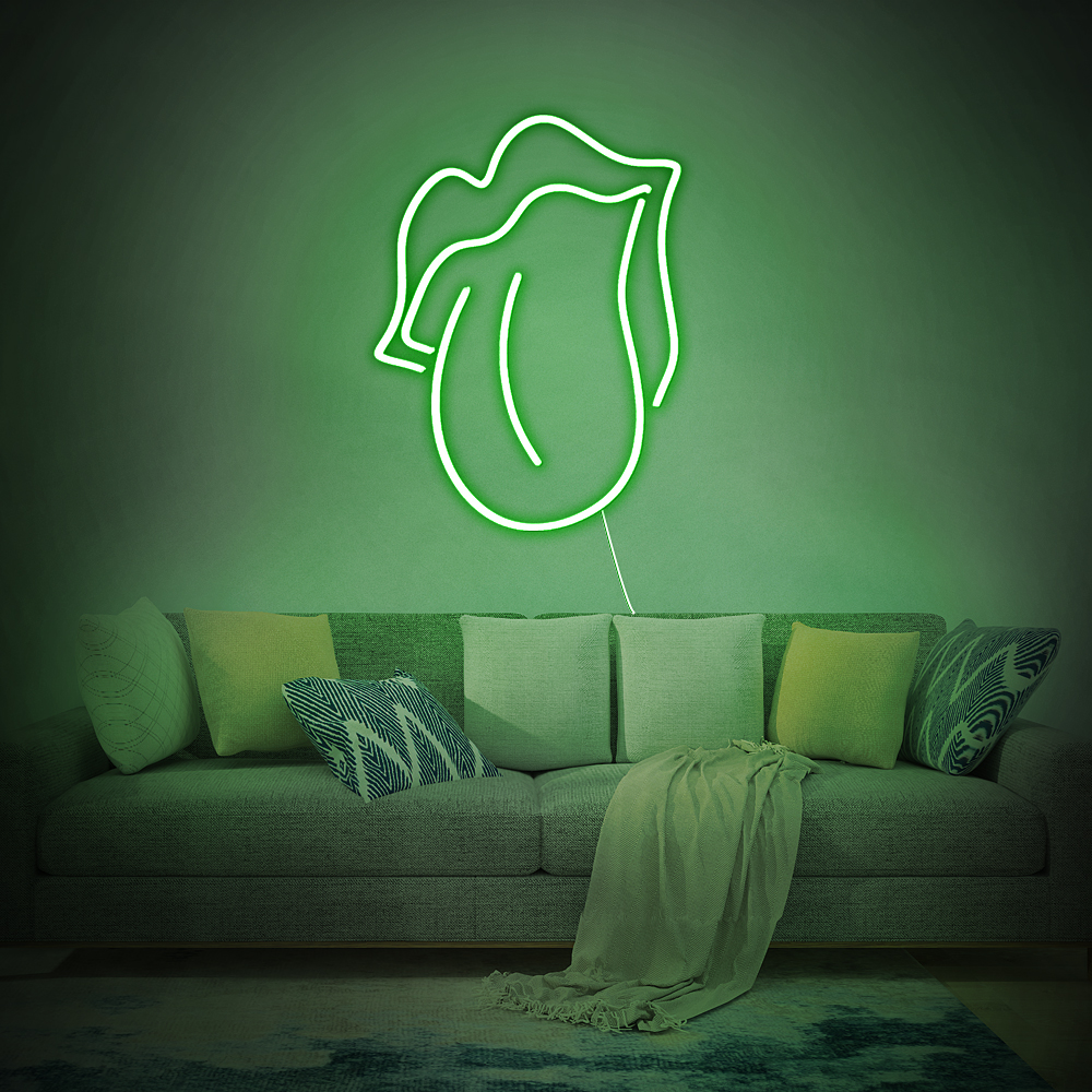 Néon LED “Bouche Sauvage” 