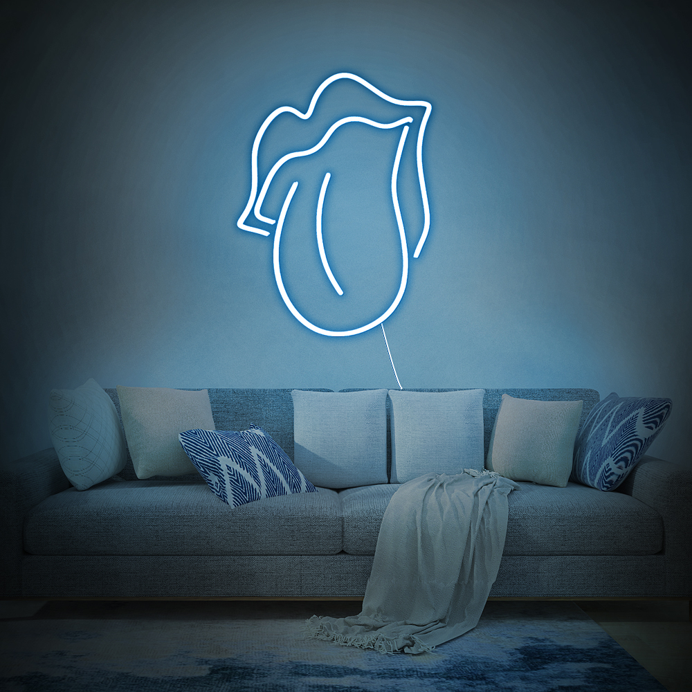 Néon LED “Bouche Sauvage” 