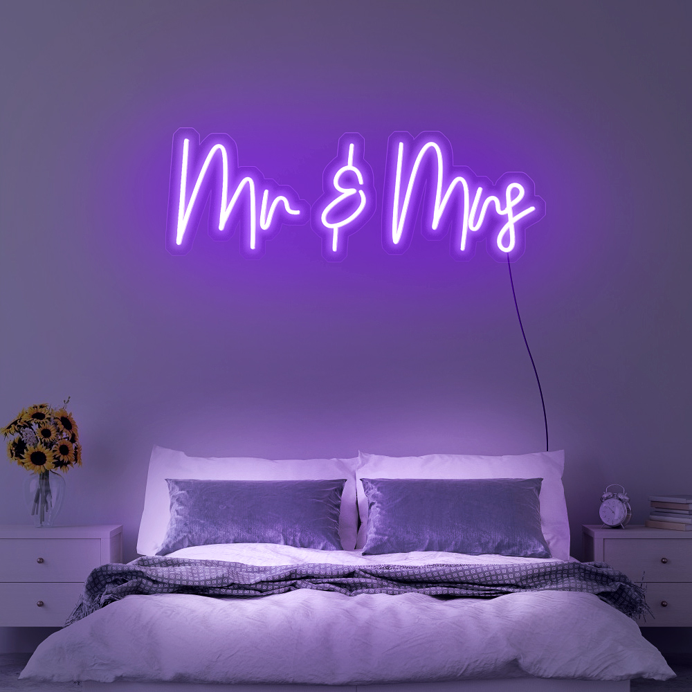 Néon LED “Mr & Mrs” 