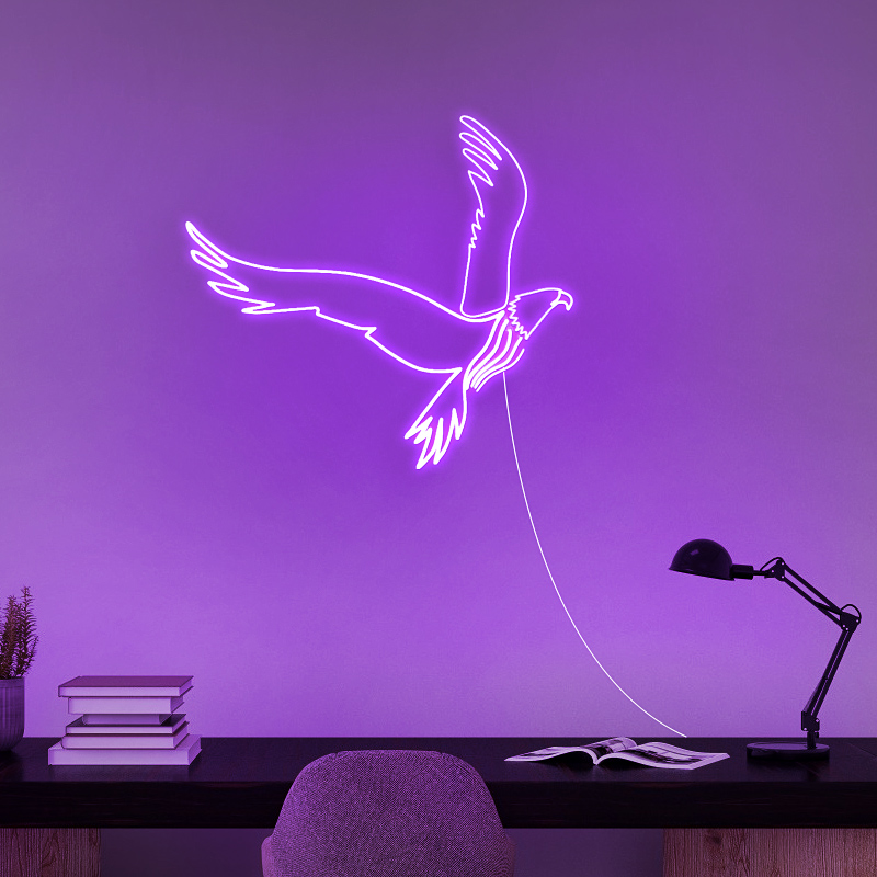 Néon LED “Aigle en plein vol” 
