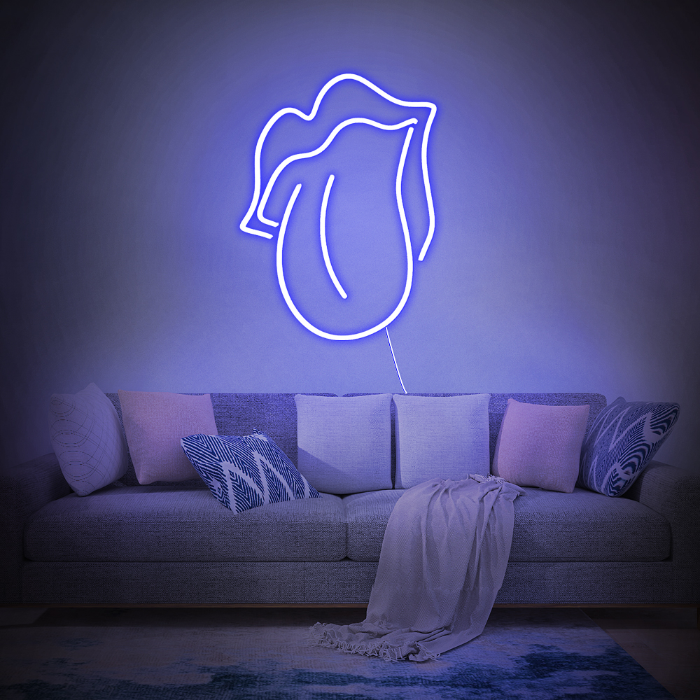 Néon LED “Bouche Sauvage” 