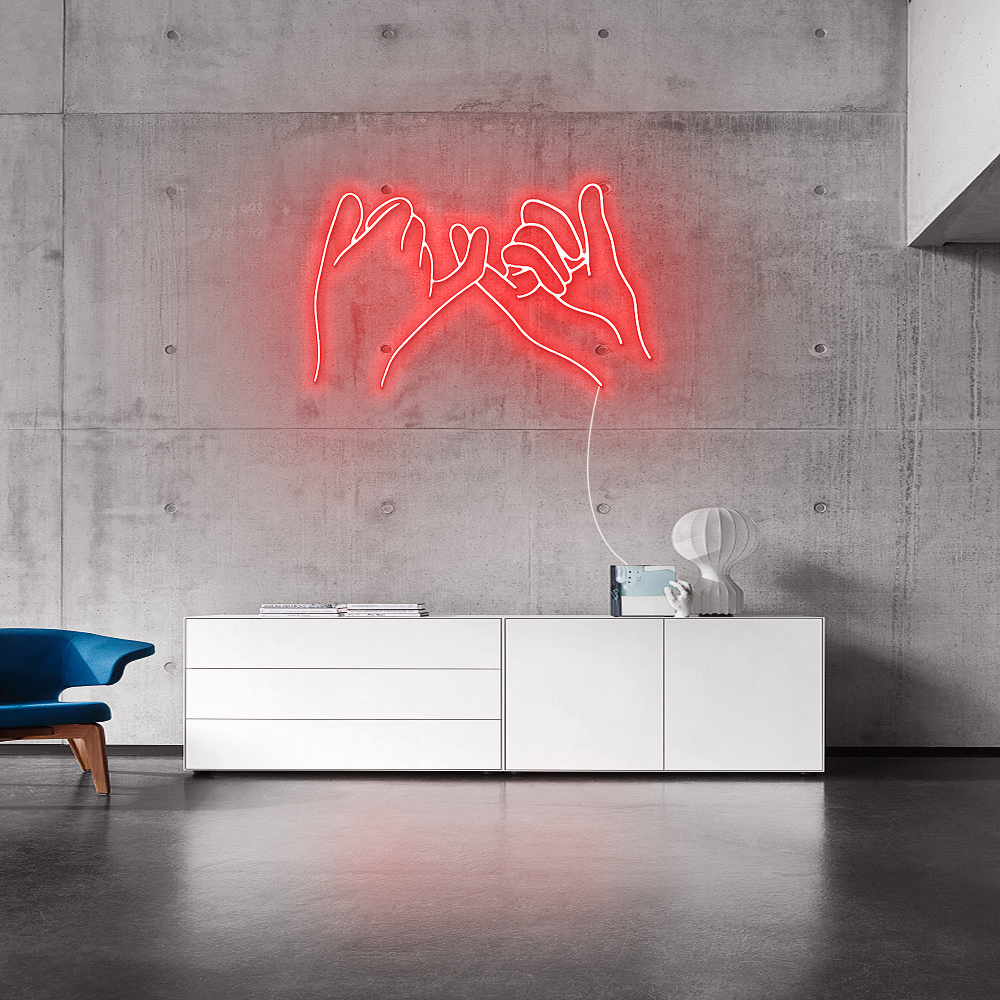 Néon LED “Little Finger Promise” 