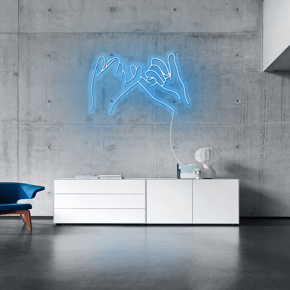 Néon LED “Little Finger Promise” 