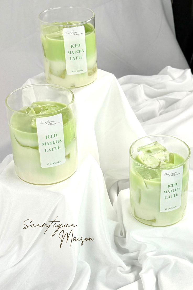 Iced Matcha Latte Scented Soy Candle 