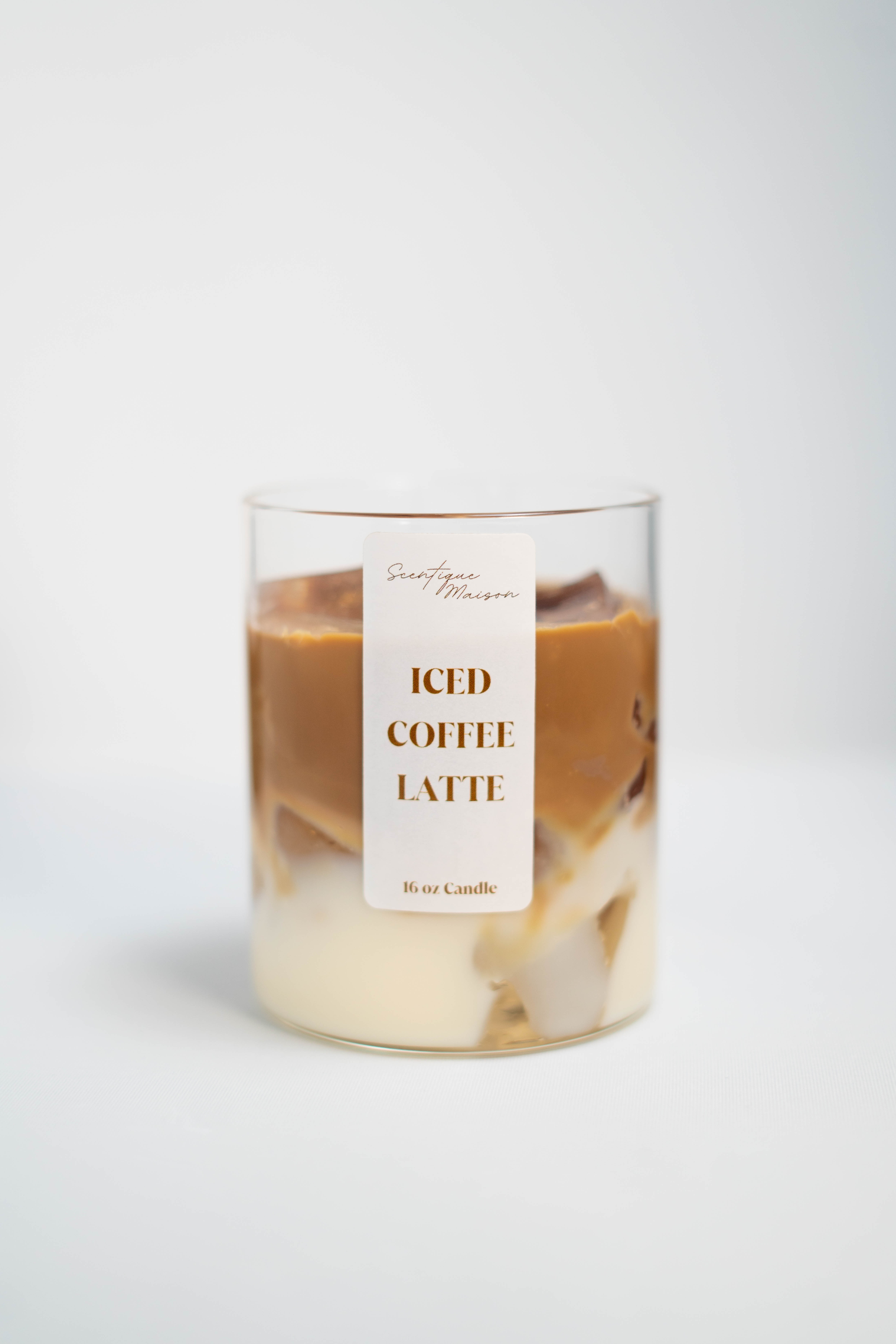 Double Espresso Iced Latte Candle Set 