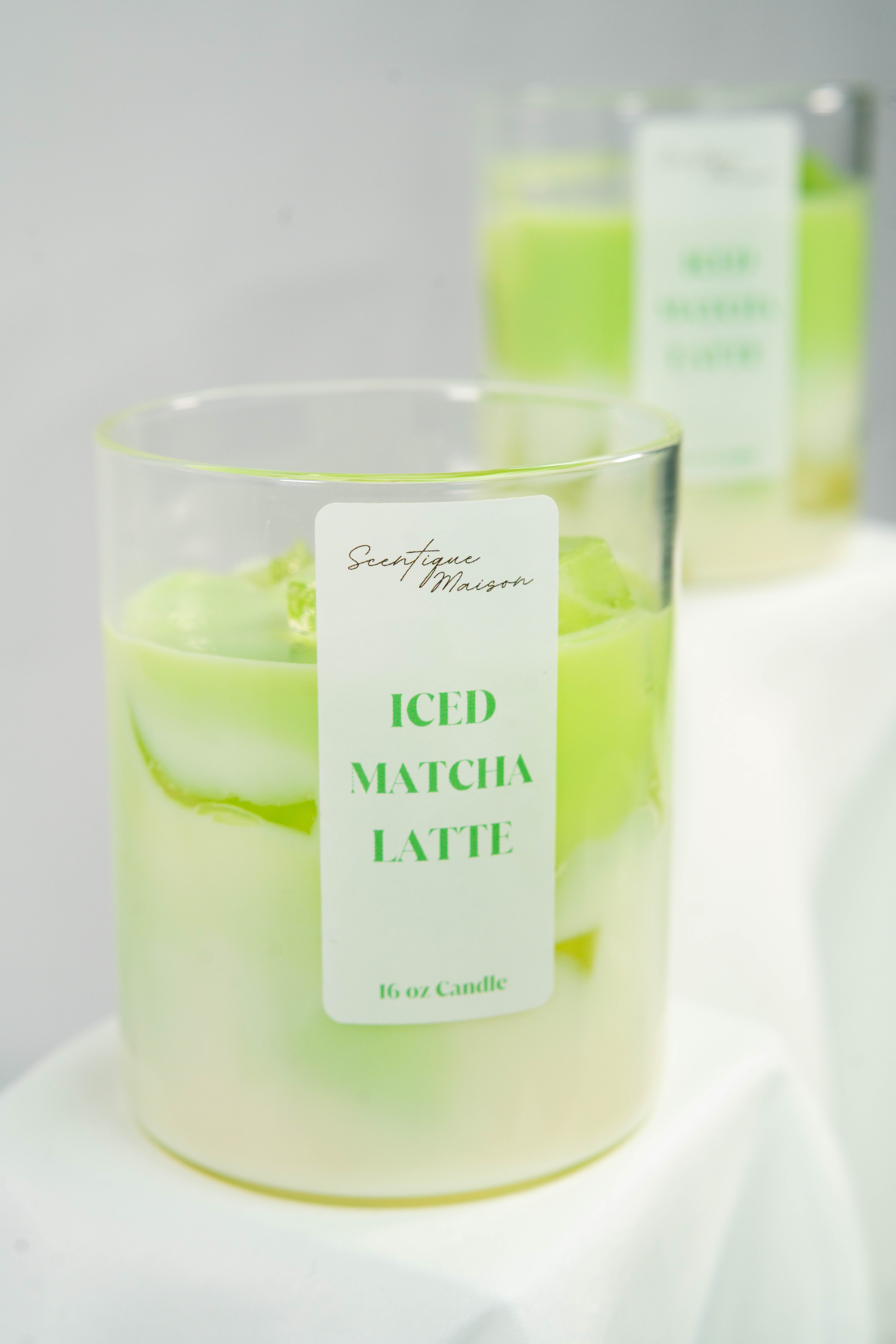 Double Matcha Latte Candle Set