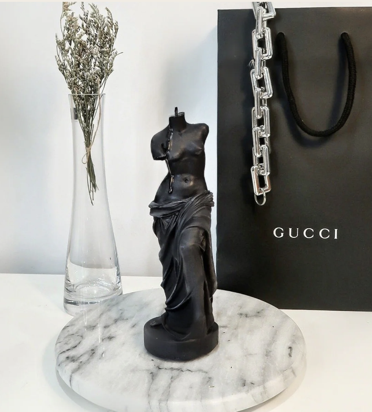 La Belle Silhouette Black Candle