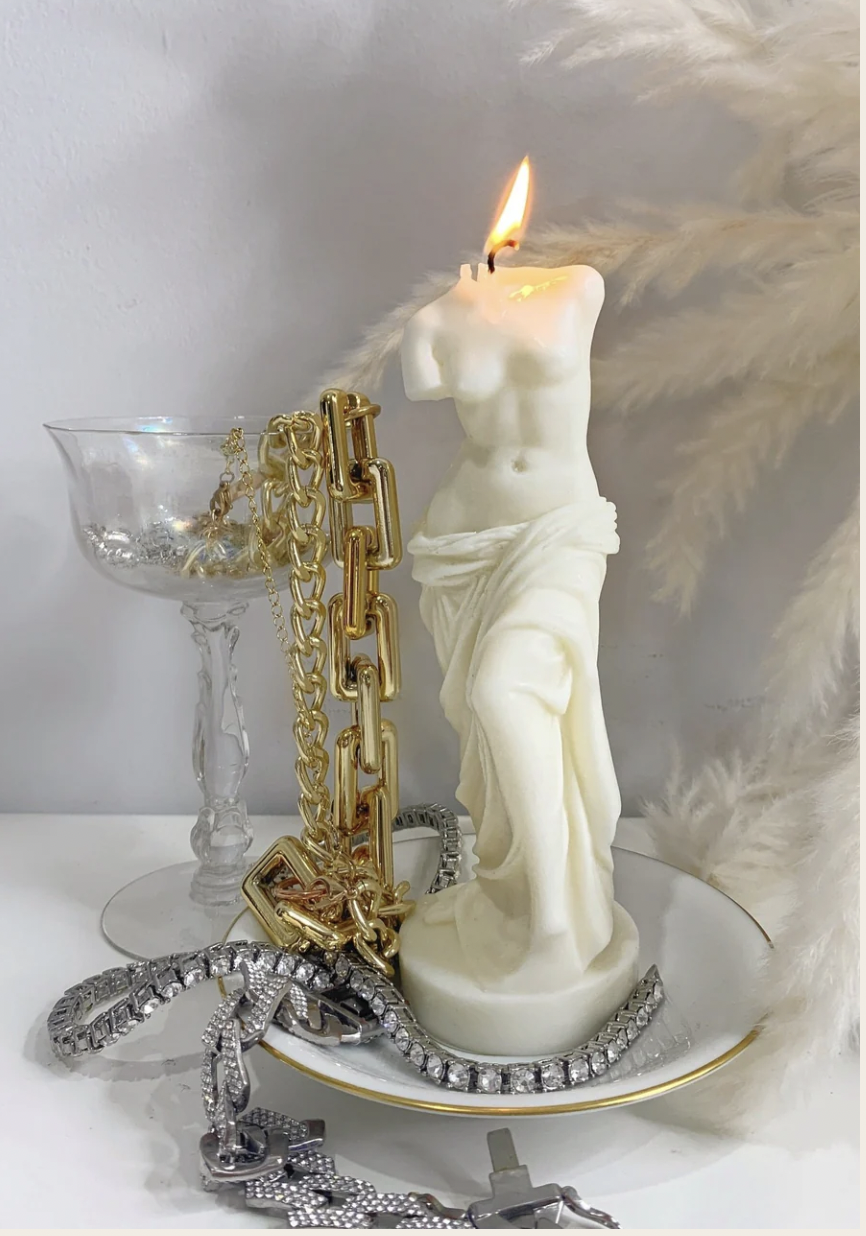 La Bella Silhouette White Candle