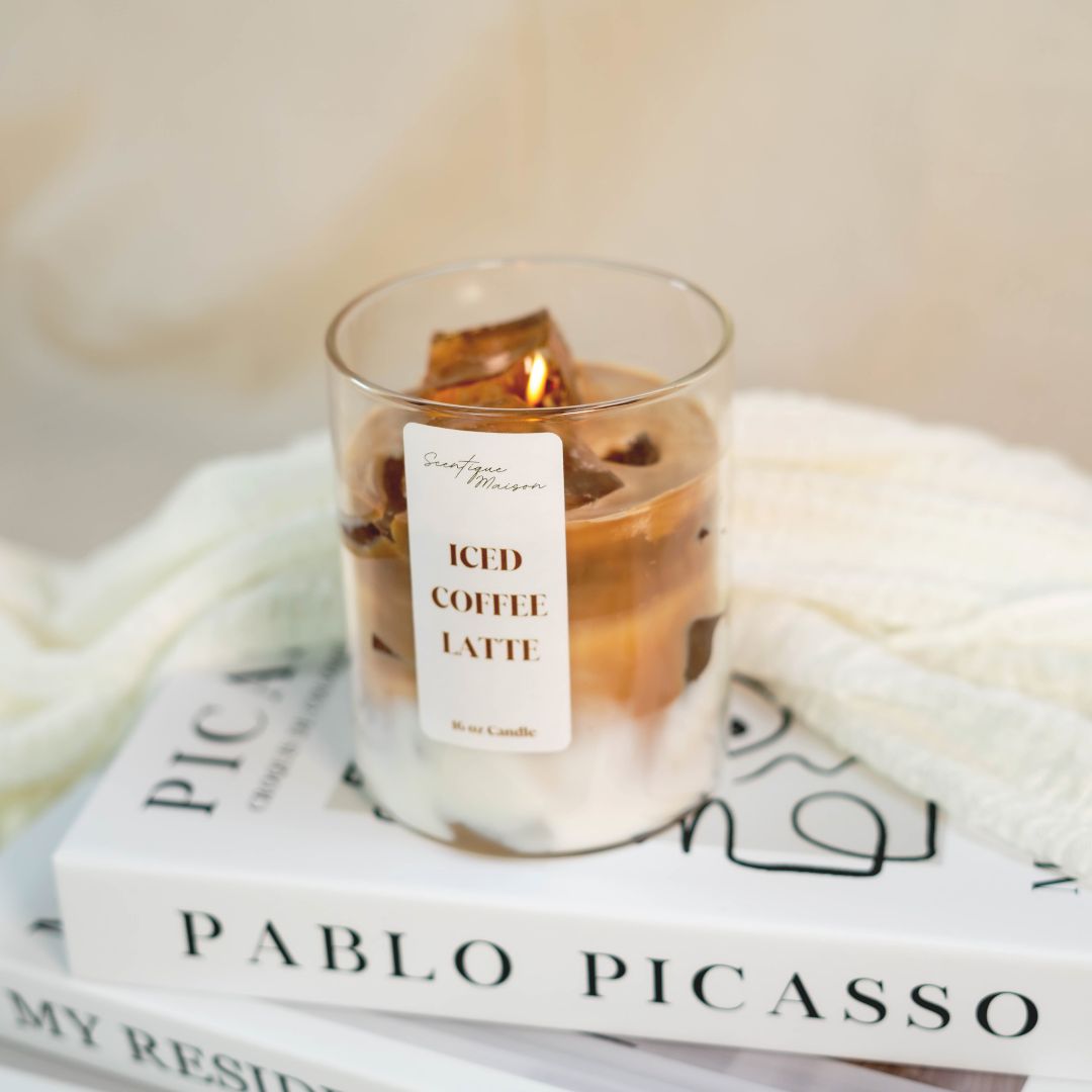 Double Espresso Iced Latte Candle Set 