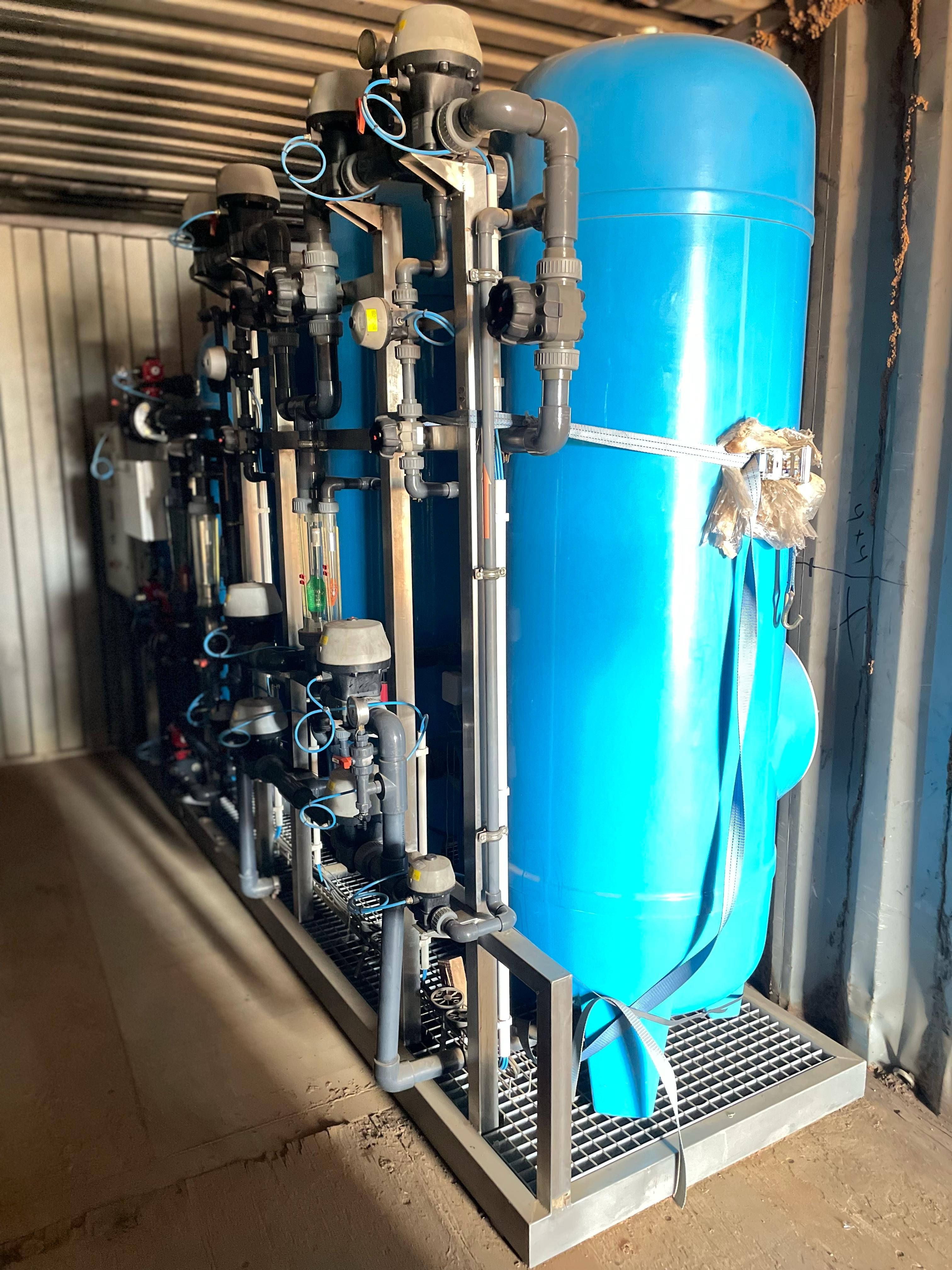 Sistema Industrial de Filtragem de Purificação de Água