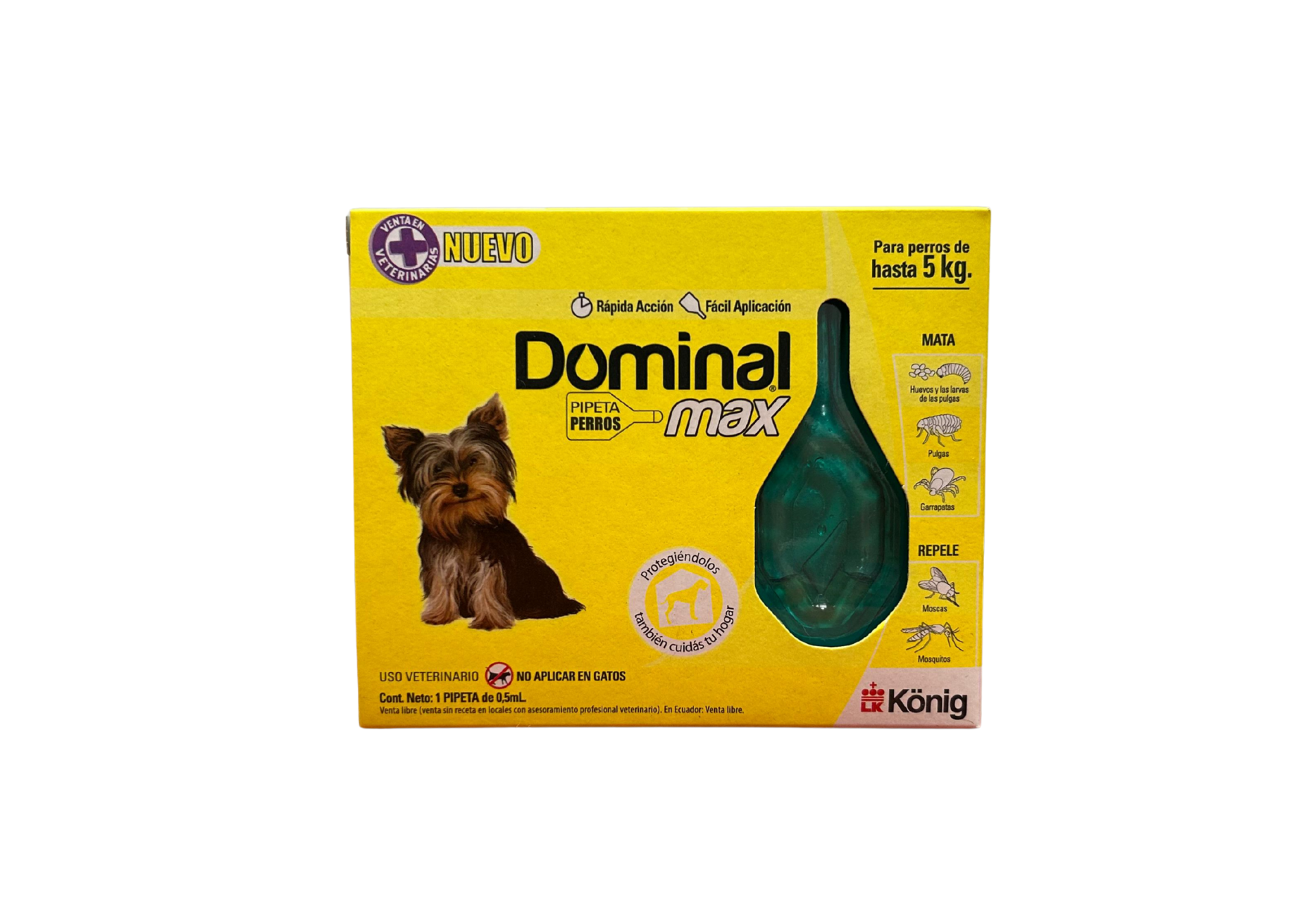 Pipeta Dominal Max perros hasta 5kg