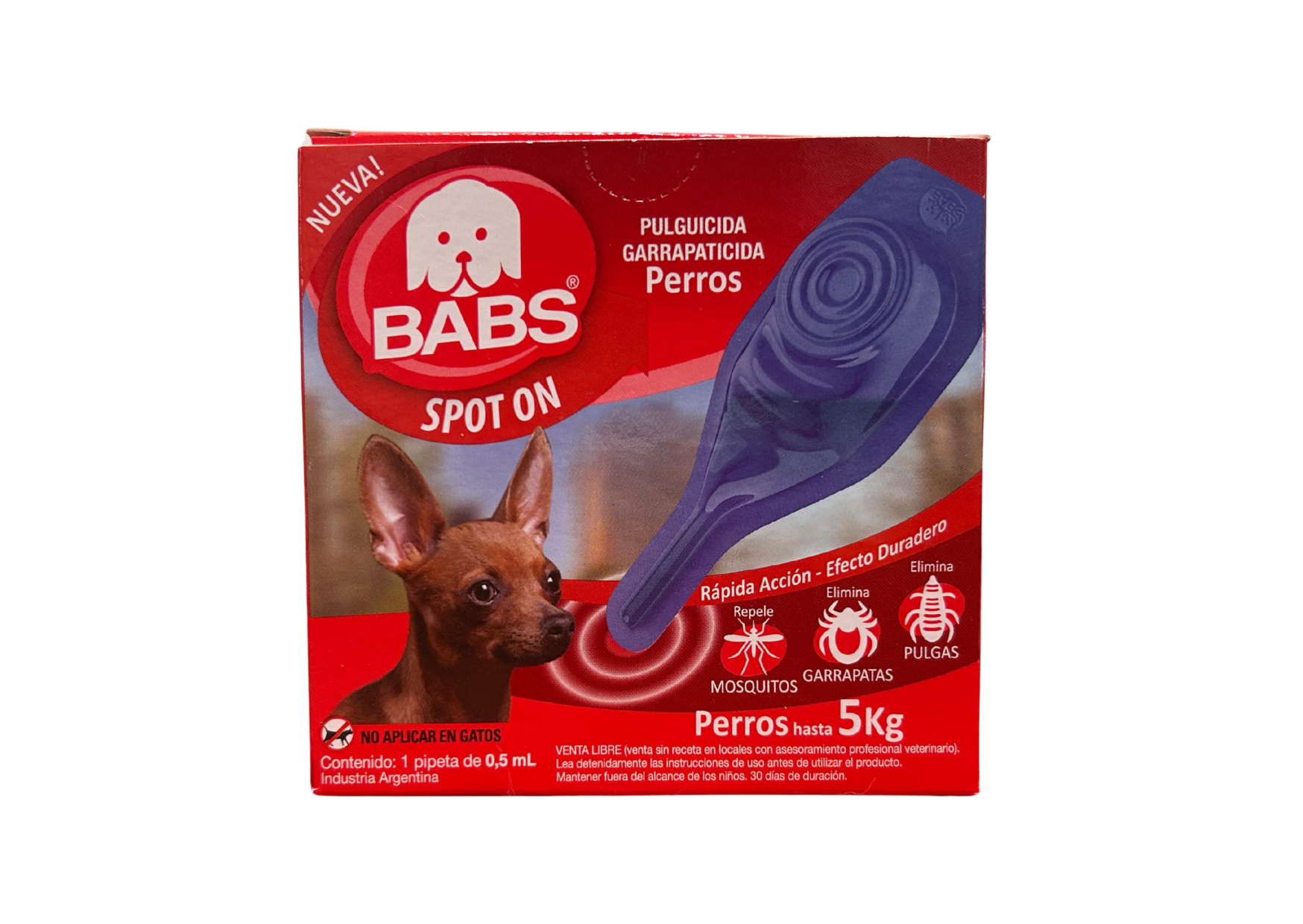 Pipeta BABS perros hasta 5kg