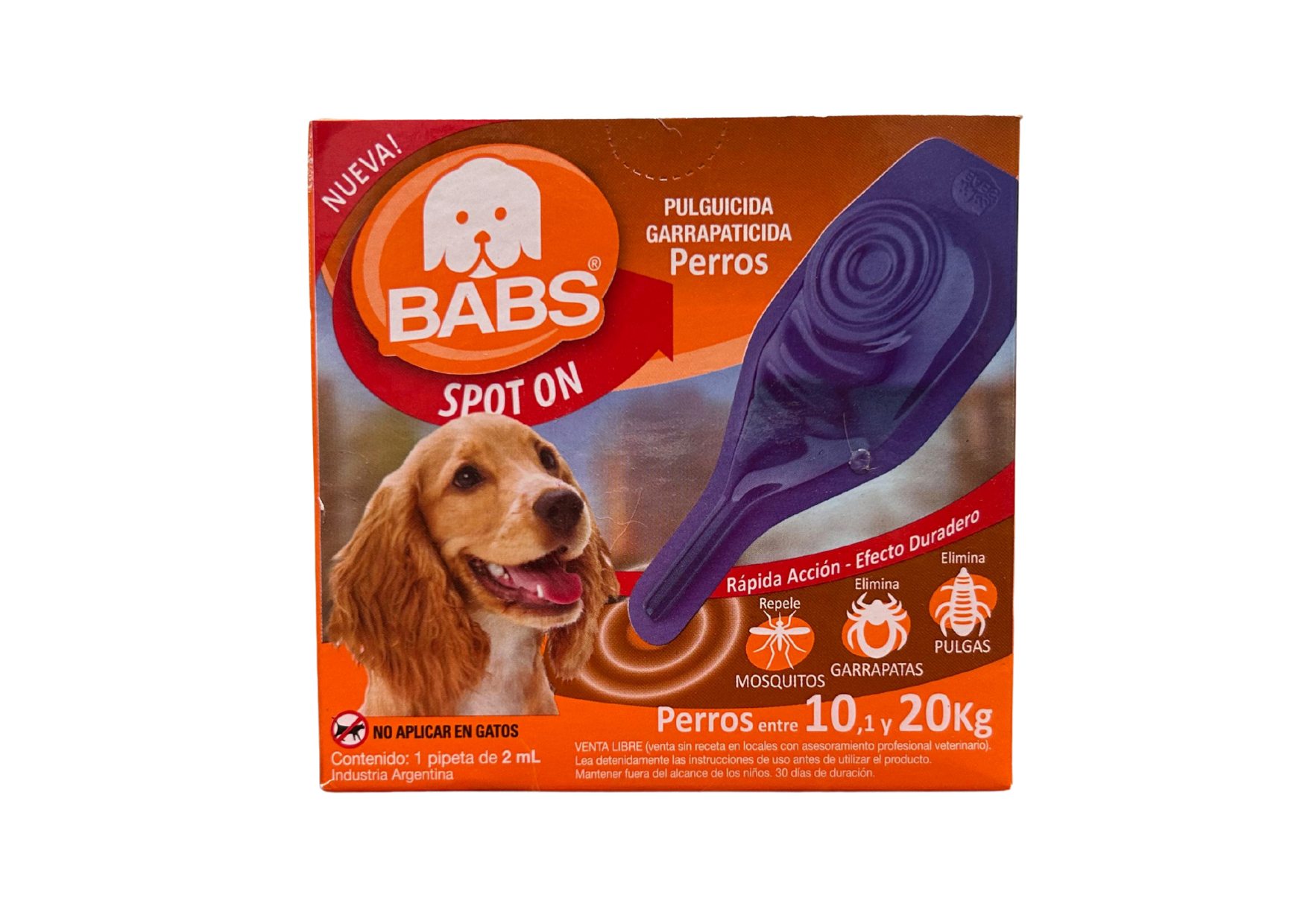 Pipeta BABS perros de 10 a 20kg