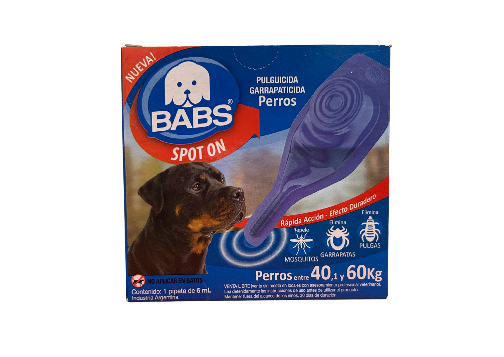 Pipeta BABS perros de 40 a 60kg