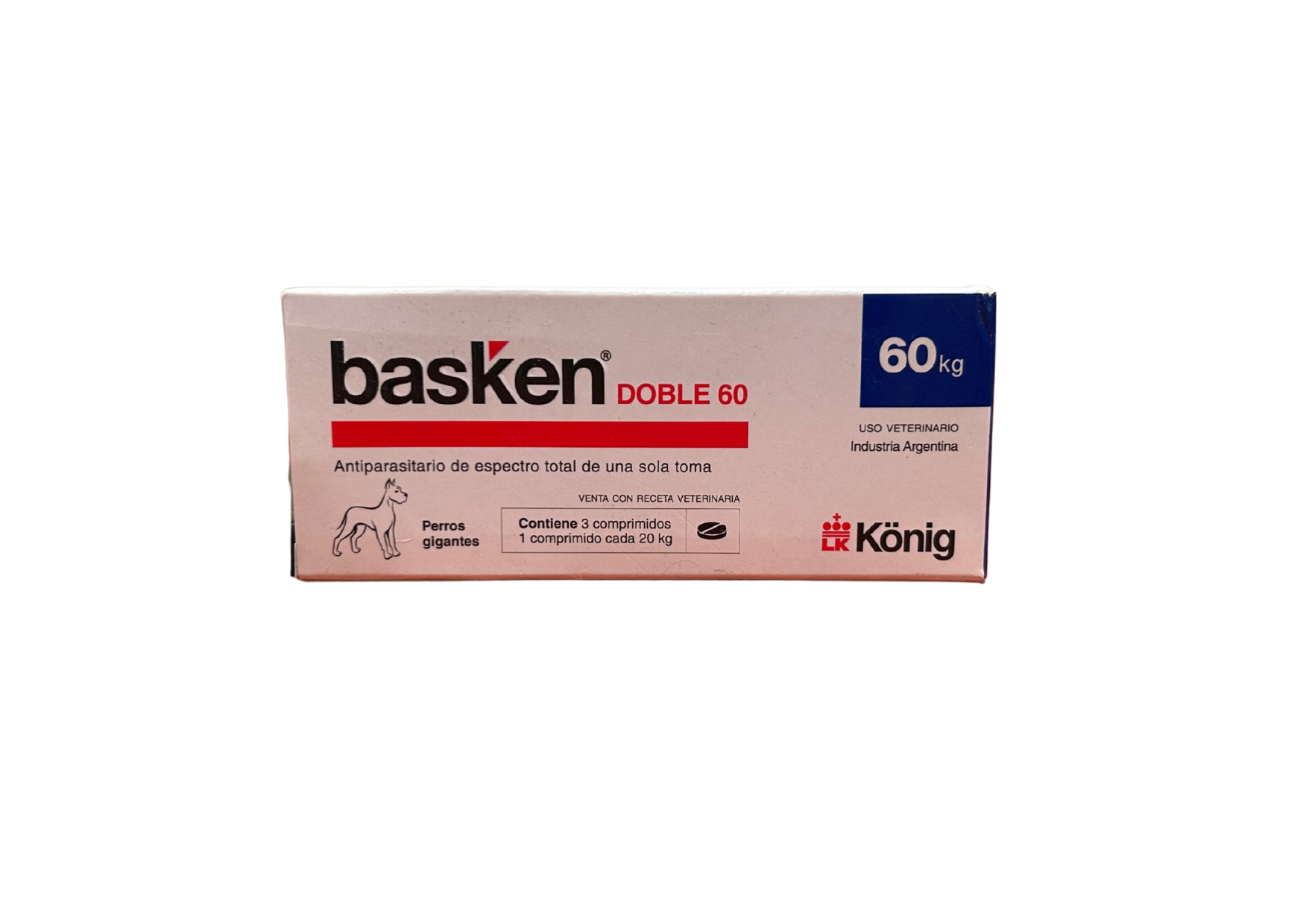 Antiparasitario Interno Basken DOBLE 60