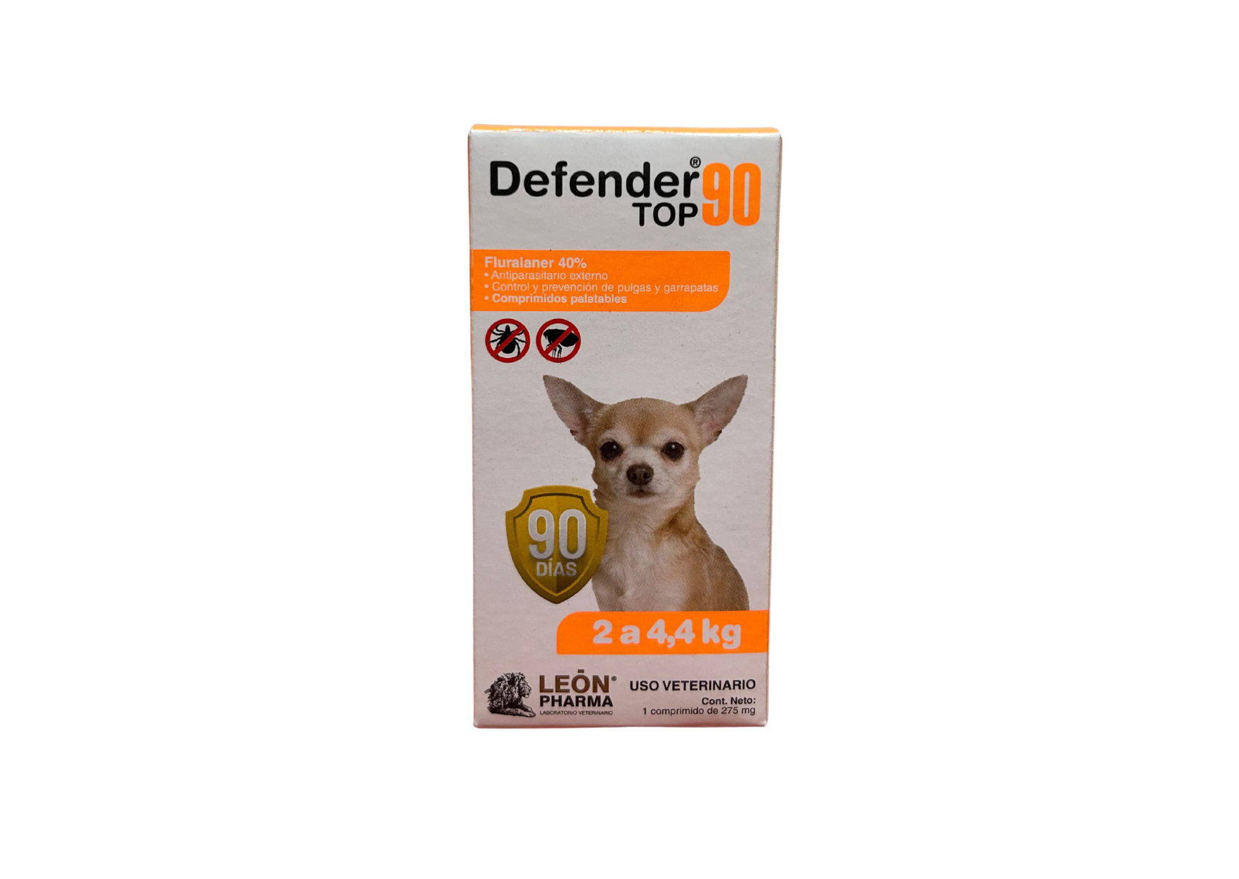 Antiparasitario Externo Defender Top 90 2-4kg