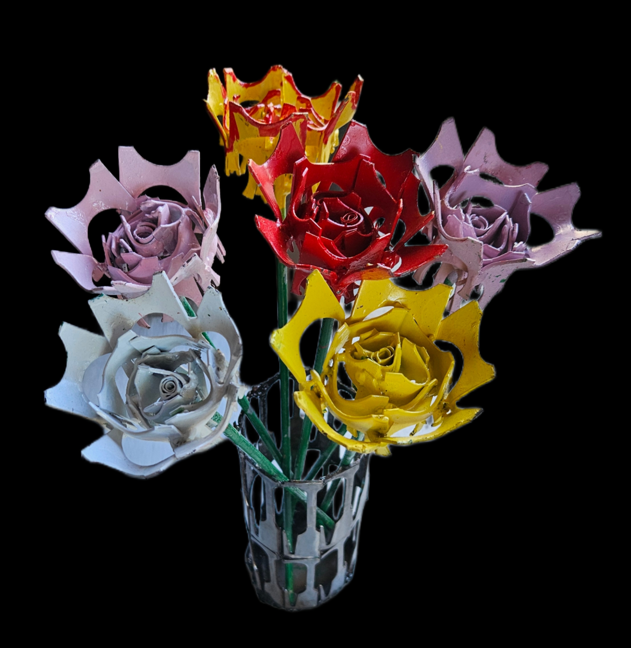 Metal Flower Bouquet