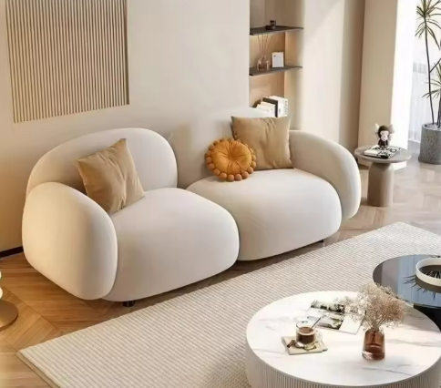 Modern Curved Sofa Set