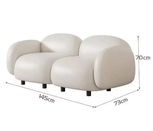 Modern Curved Sofa Set
