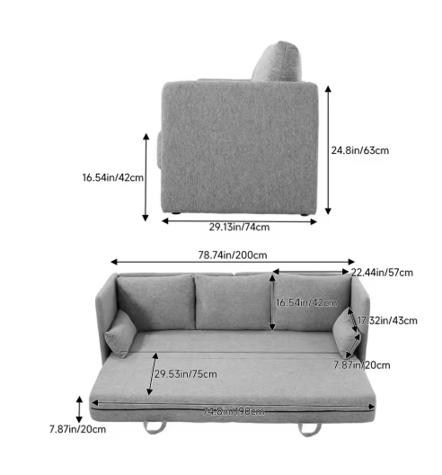 Modern Gray Sofa