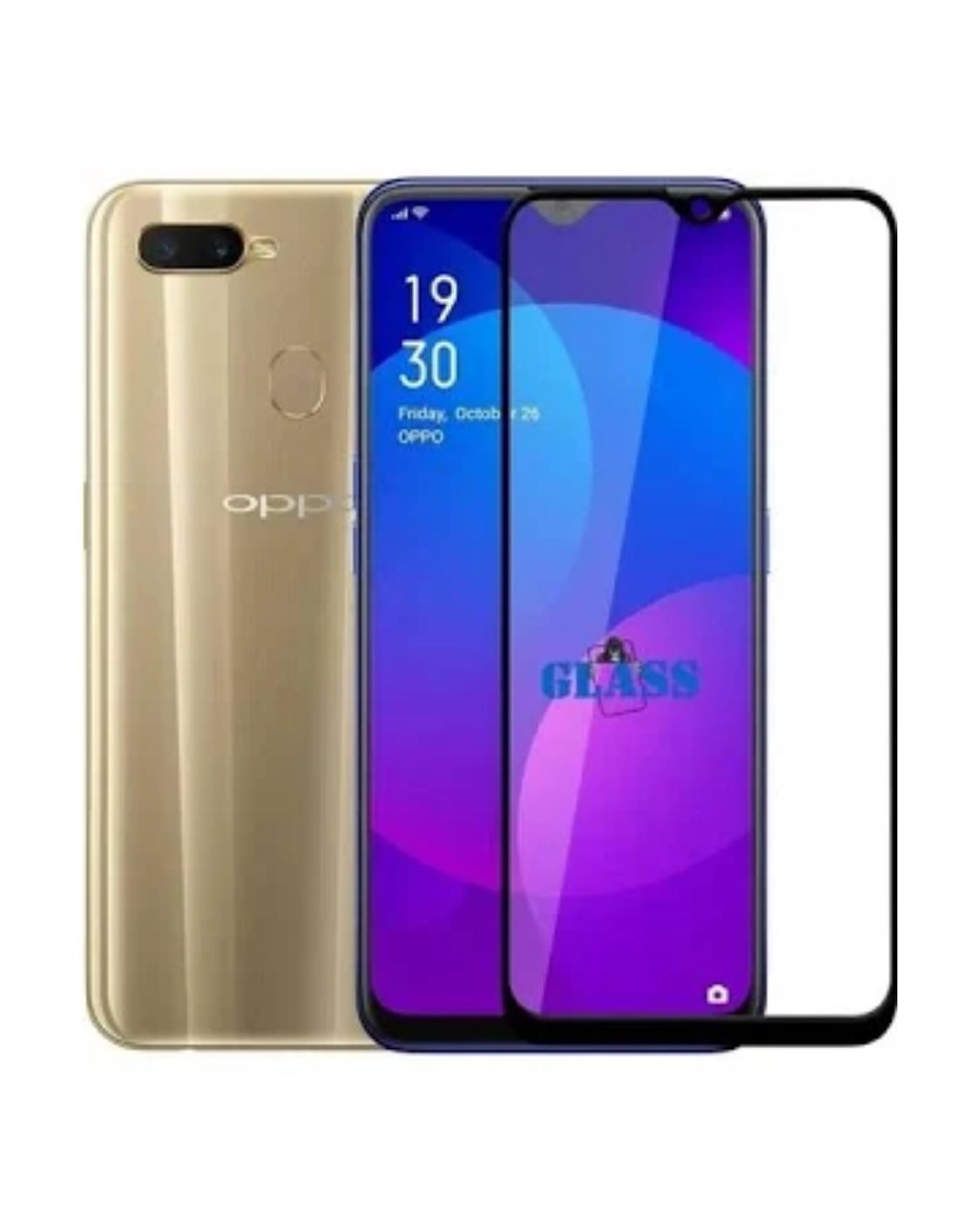 OPPO Smartphone with Tempered Glass Screen Protector