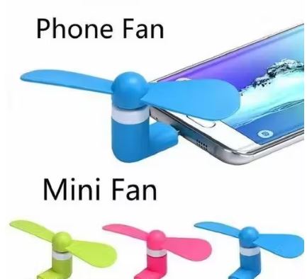 Portable type c mini fan for all mobile phone