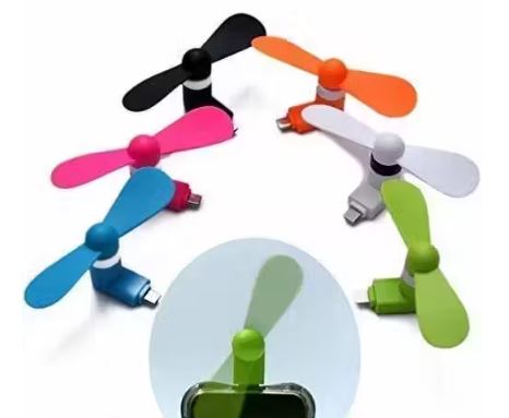 Portable type c mini fan for all mobile phone