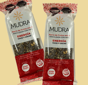 barritas cereal "MUDRA" ENERGIA COCO Y CACAO 35gr