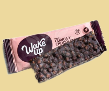 barritas cereal "WAKE UP" QUINOA Y CHOCOLATE 20gr