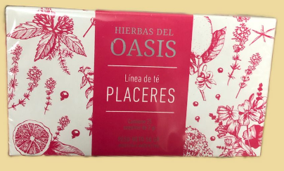 TÉ MIX PLACERES ROSA (arandano,/ coco y vainilla, /flores rojas, frutos amarillos, / y marruecos)