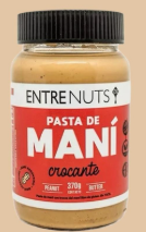 PASTA DE MANI CROCANTE "entrenuts" 370gr