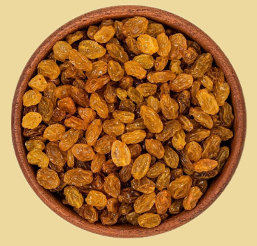 pasas de uva RUBIAS (sultanina) sin semillas