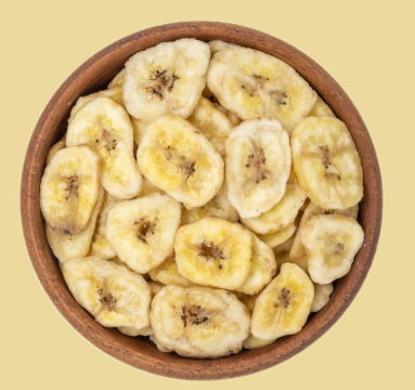 chip de banana disecadas