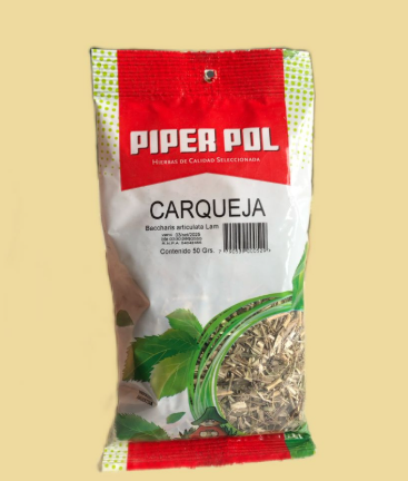 HIERBAS MEDICINALES CARQUEJA  "PIPER POL"  x50gr