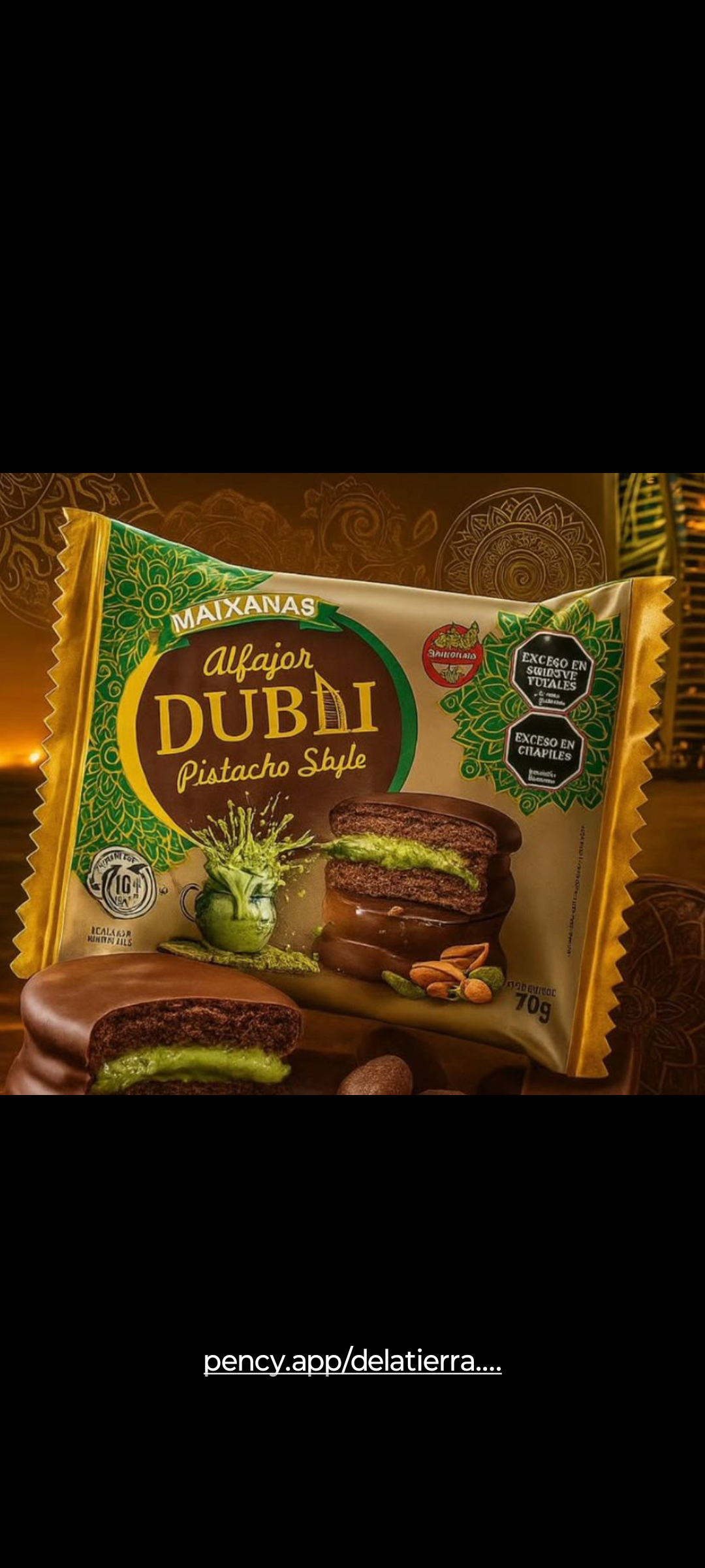 Alfajor Dubli Pistacho Style