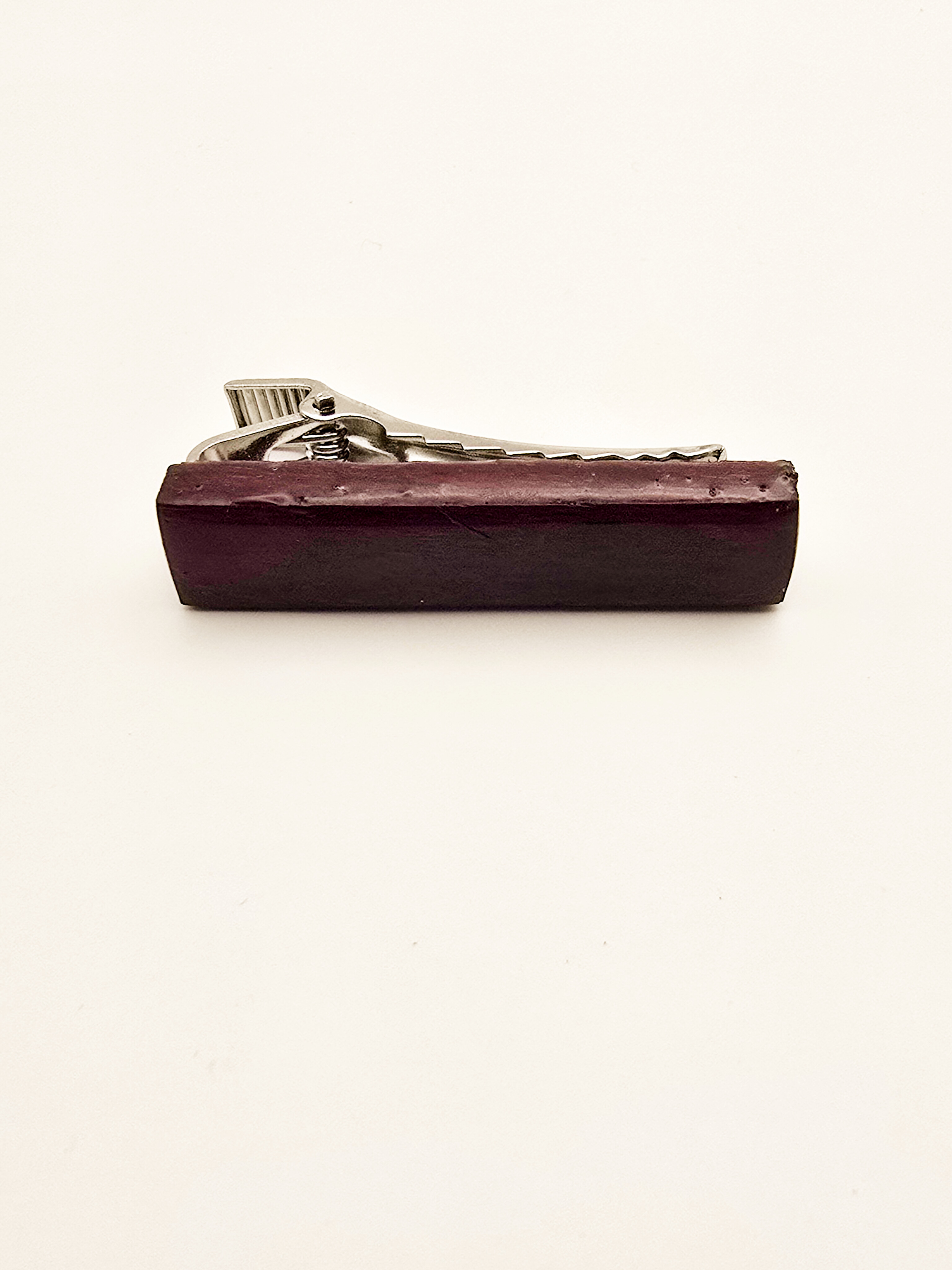 Small Handcrafted Purple Heart Tiepin