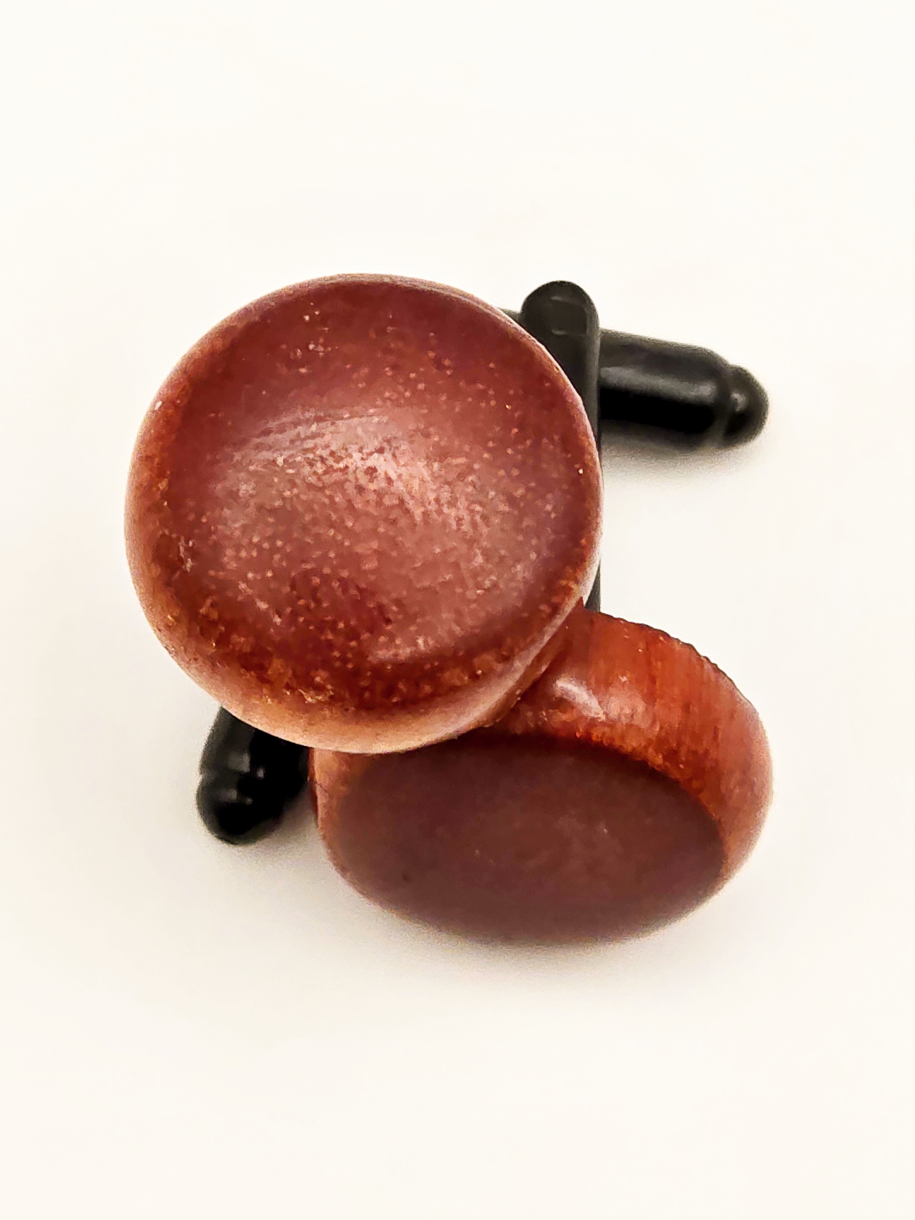 Handcrafted Redgum Cufflinks