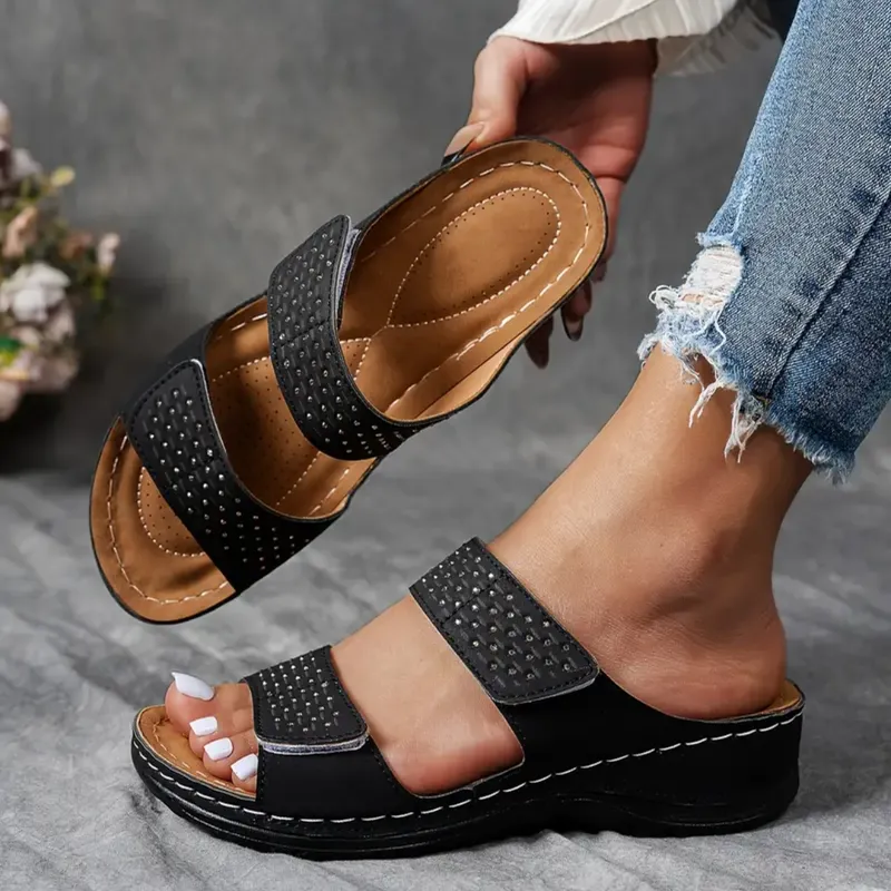 right-arrow 🔥Last Chance Deal – 70% OFF🔥 | Lightweight wedge sandals with soft cushioning and arch support for women!