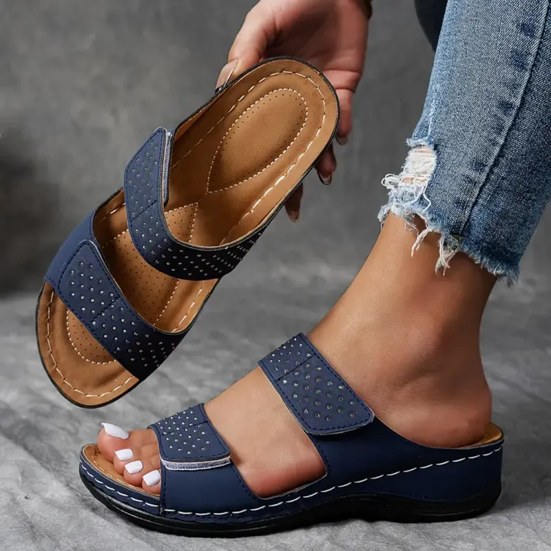 right-arrow 🔥Last Chance Deal – 70% OFF🔥 | Lightweight wedge sandals with soft cushioning and arch support for women!