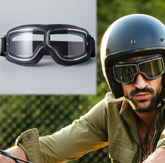 Vintage Motorcycle Goggles