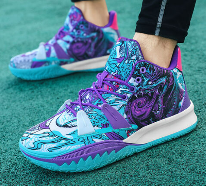Vibrant High-Top Sneakers